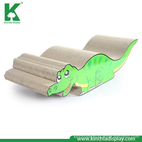 Crocodile Shape Designs Corrugated Cat Scratcher Board